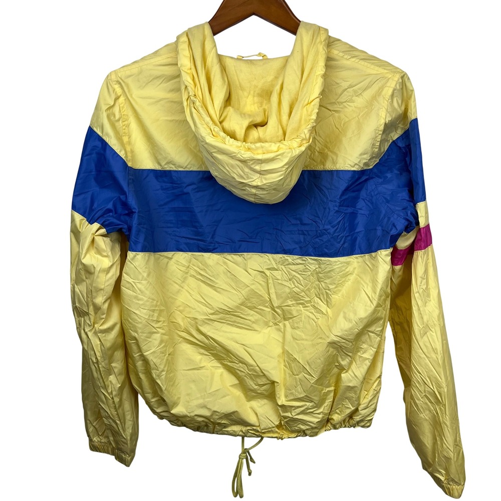 American Eagle Outfitters Y2K Hooded Windbreaker Jacket Size XL Embroidered Logo - Picture 5 of 9